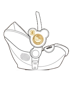 Mini-Simulator mit ROCK your BABY an Babyschale.